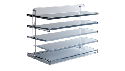 Modern display shelving unit