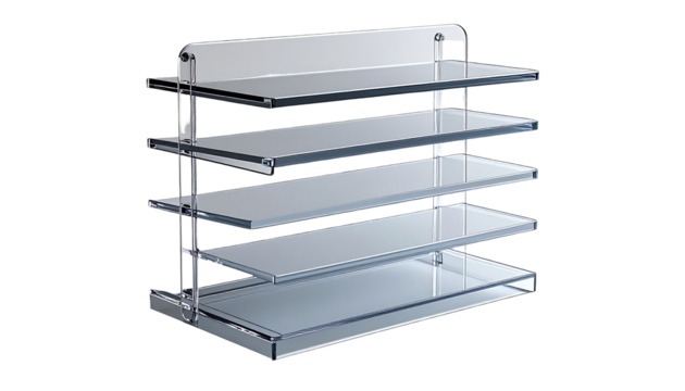 Modern display shelving unit