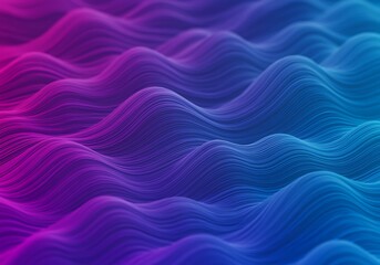 Fototapeta premium Abstract Wavy Lines with Gradient Colors Creating a Flowing Dynamic Texture for Modern Design