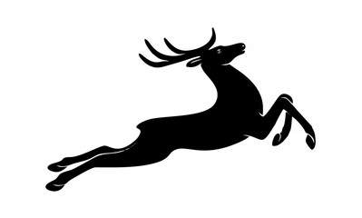 Deer Silhouette Icon Vector.eps