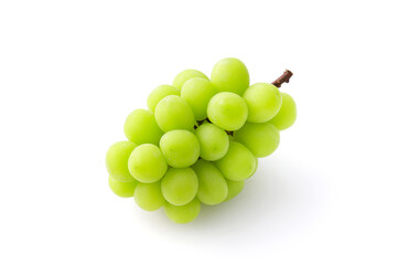 シャインマスカット 白背景　Shine Muscat on White Background