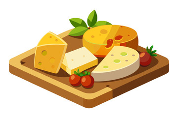 cheese and vegetables