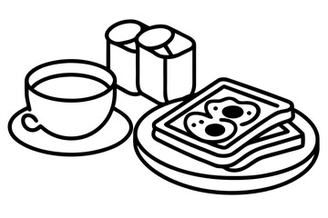 vector illustration of a food