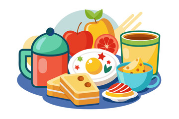 breakfast in the garden