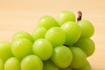 シャインマスカット　Shine Muscat (Green Seedless Grapes)