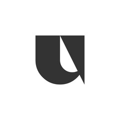 Modern Letter U Logo Design | Stylish Alphabet U Vector Branding
