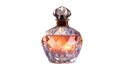Luxury perfume bottle, glass, rose gold