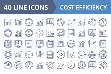 The vector collection of flat web and mobile icons are symbols for internet business and media design