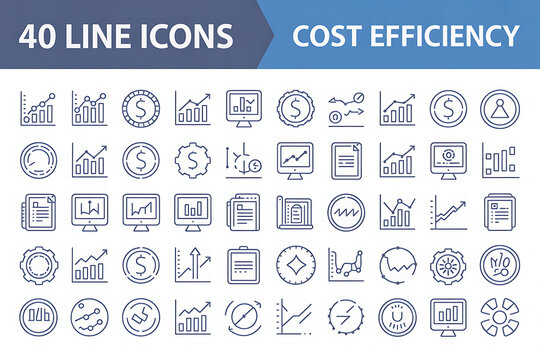 The vector collection of flat web and mobile icons are symbols for internet business and media design