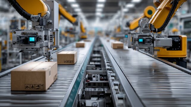 Boxes on the line. Generative AI