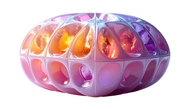 Abstract, 3D spherical structure