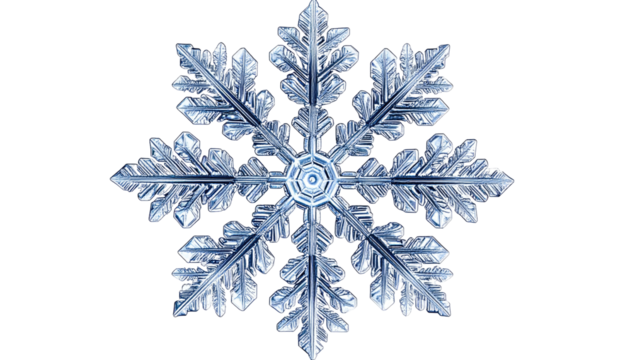 Detailed, intricate snowflake - Powered by Adobe