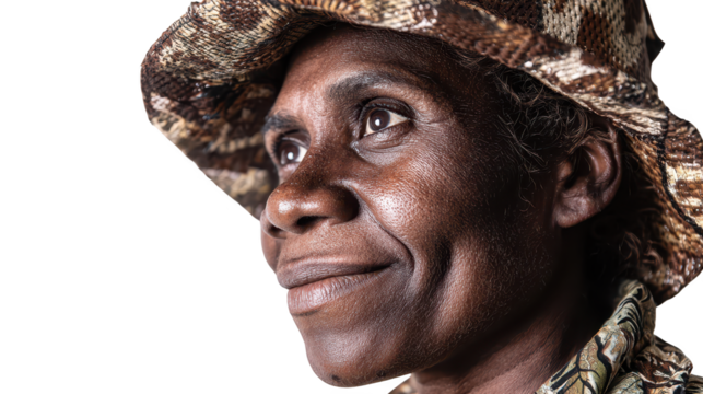 Elegant woman in stylish hat, a captivating portrait against dark backdrop dramatic - Powered by Adobe