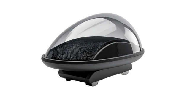 Modern, enclosed spa capsule