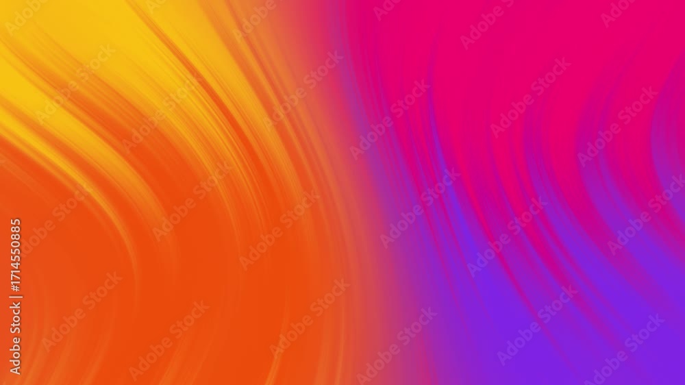 Poster vibrant and colorful liquid gradient background with smooth flowing lines. abstract modern design fe