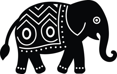 elephant cartoon coloring page