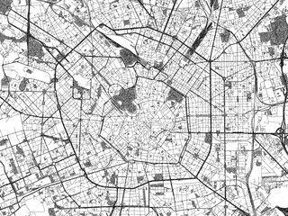 Artistic Urban Sketch Milan Italy