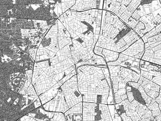 Stylized Decorative City Map Apeldoorn