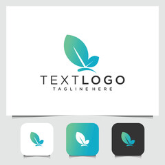 Leaf Icon Logo Design for Eco-Friendly Businesses and Organizations