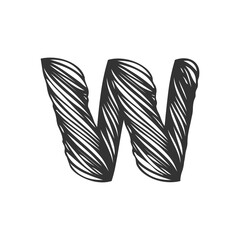 Modern Letter W Logo Design | Stylish Alphabet W Vector Branding
