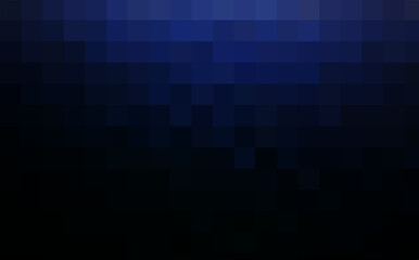 Deep Blue Pixelated Gradient Background with Dark and Cool Tones - Minimalist Abstract Digital Art for Modern Design, Technology, and Atmospheric Visual Projects