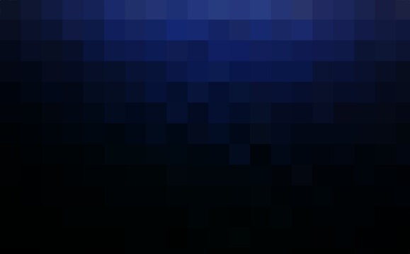 Deep Blue Pixelated Gradient Background with Dark and Cool Tones - Minimalist Abstract Digital Art for Modern Design, Technology, and Atmospheric Visual Projects
