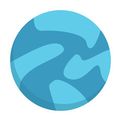 Colorful planet illustration. Vector illustration