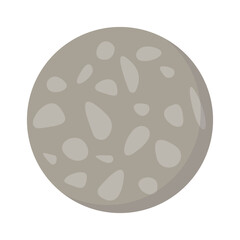 Colorful planet illustration. Vector illustration