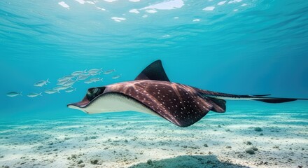 two dolphins in the sea