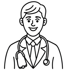 Businessman Cartoon Vector Illustration in Suit and Tie