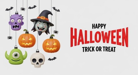 Happy Halloween Trick or Treat Celebration