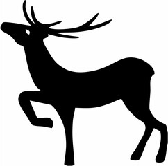 Marvelous deer stands Vector.eps