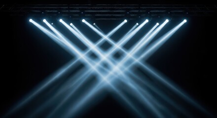 Dynamic Stage Lighting Show Beam Effect