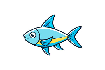 fish on a white background