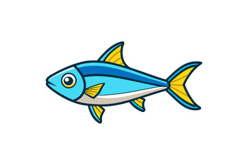 fish on a white background