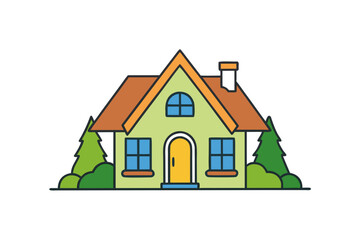 vector illustration of a house