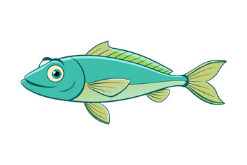 fish on a white background