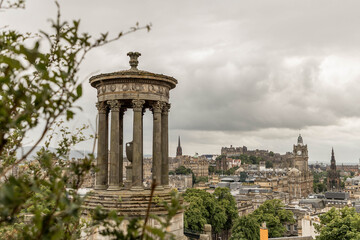 Obraz premium Edinburgh, Scotland: Nelson Monument am Calton Hill