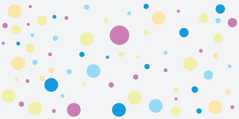 Multi colour geometric shape vector background | Modern background with circle on platinum background | Decoration background | Cover design for children book on Persian indigo background