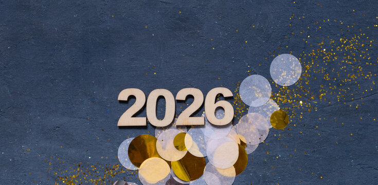 Celebrations and reflections on the year 2026 with a festive backdrop and vibrant colors