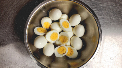 eggs and flour