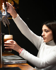 portrait of a young man drinking coffee