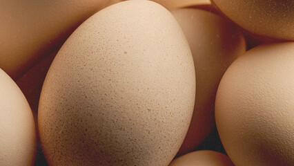 brown eggs in a basket
