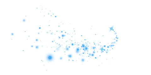 Blue Holiday Light Burst Featuring Fireworks, Bokeh Glow, and Magic Star Explosion for Celebration or Christmas Card Design
