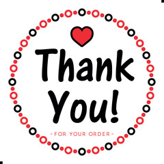 Thank You for Your Order. Elegant Thank You for Your Order Design with Stylish Graphics. Sophisticated Thank You for Your Purchase Image with Modern Elements. Chic Thank You for Your Order Graphic