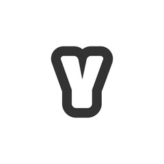 Modern Letter Y Logo Design | Stylish Alphabet Y Vector Branding
