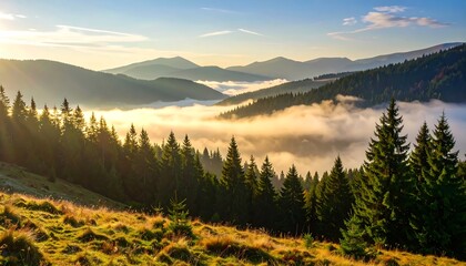 Mountain vista at sunrise (5)