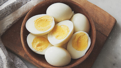 eggs and flour
