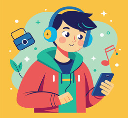 Abstract geometric shapes with vibrant color gradients and clean lines