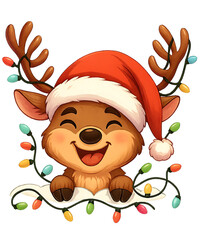 Santa Pup Glow